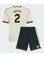 Manchester United Diogo Dalot #2 Kolmaspaita Lasten 2026-27 Lyhythihainen (+ shortsit)